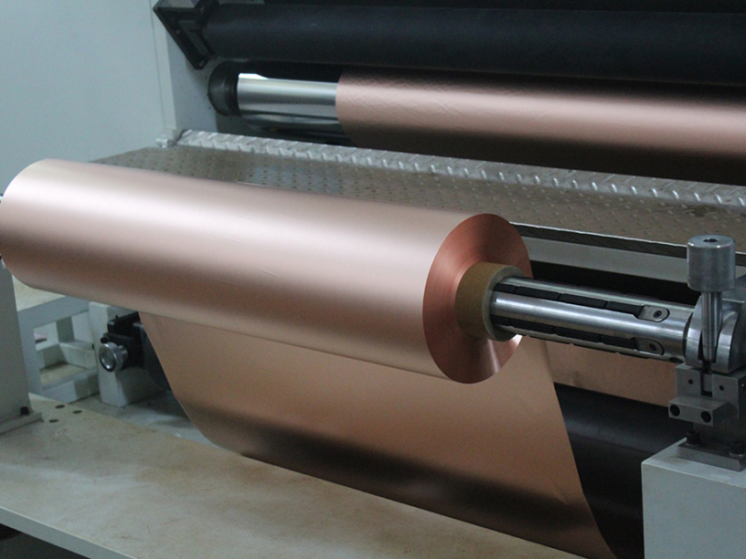 锂聚合物电池为什么用铜箔，铜箔分切机行业应用。